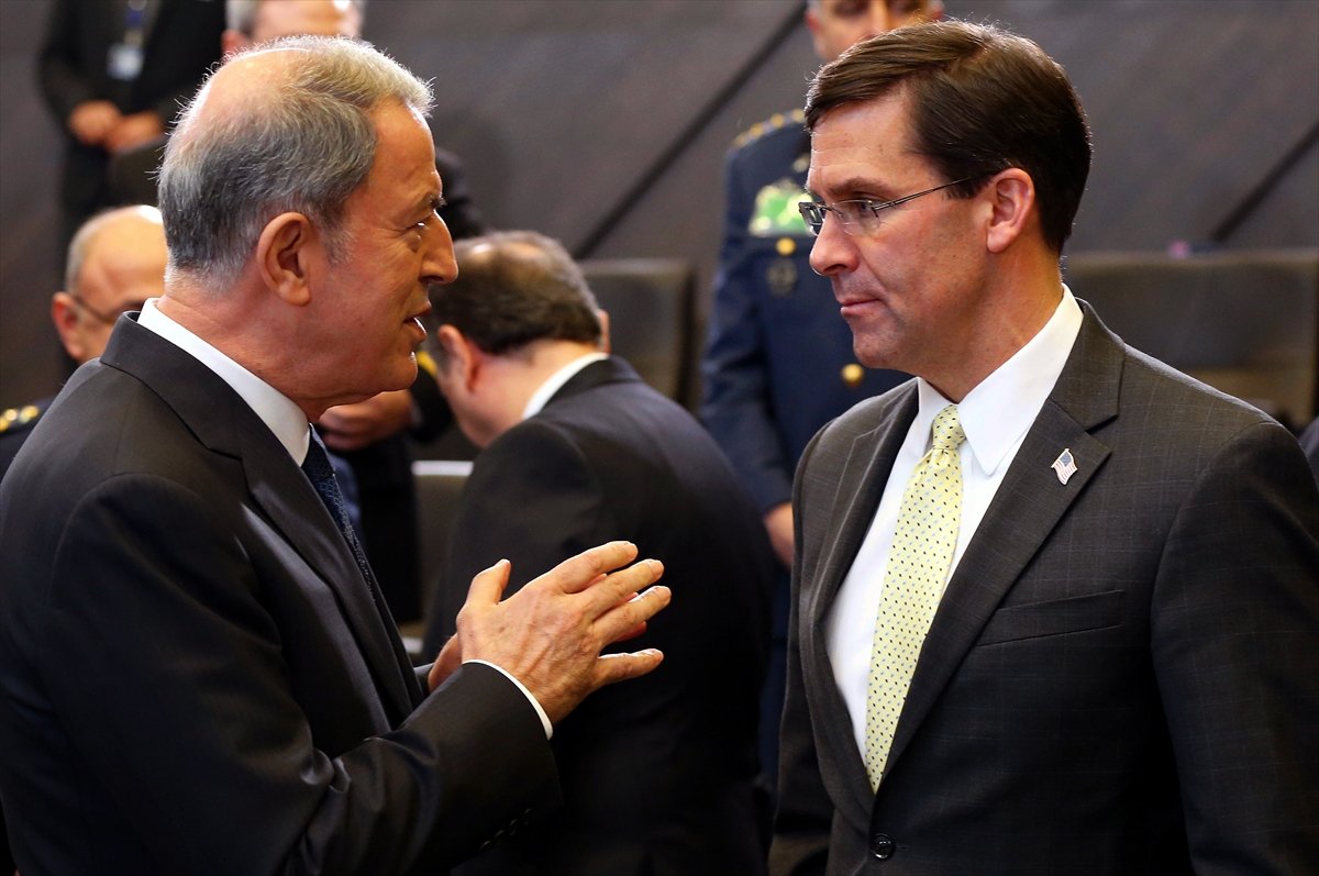 Hulusi Akar, ABD'li mevkidaşı ile görüştü