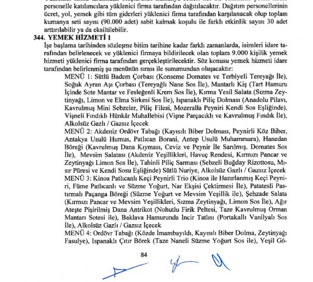 İBB'nin yemek bütçesi: 235 milyon lira