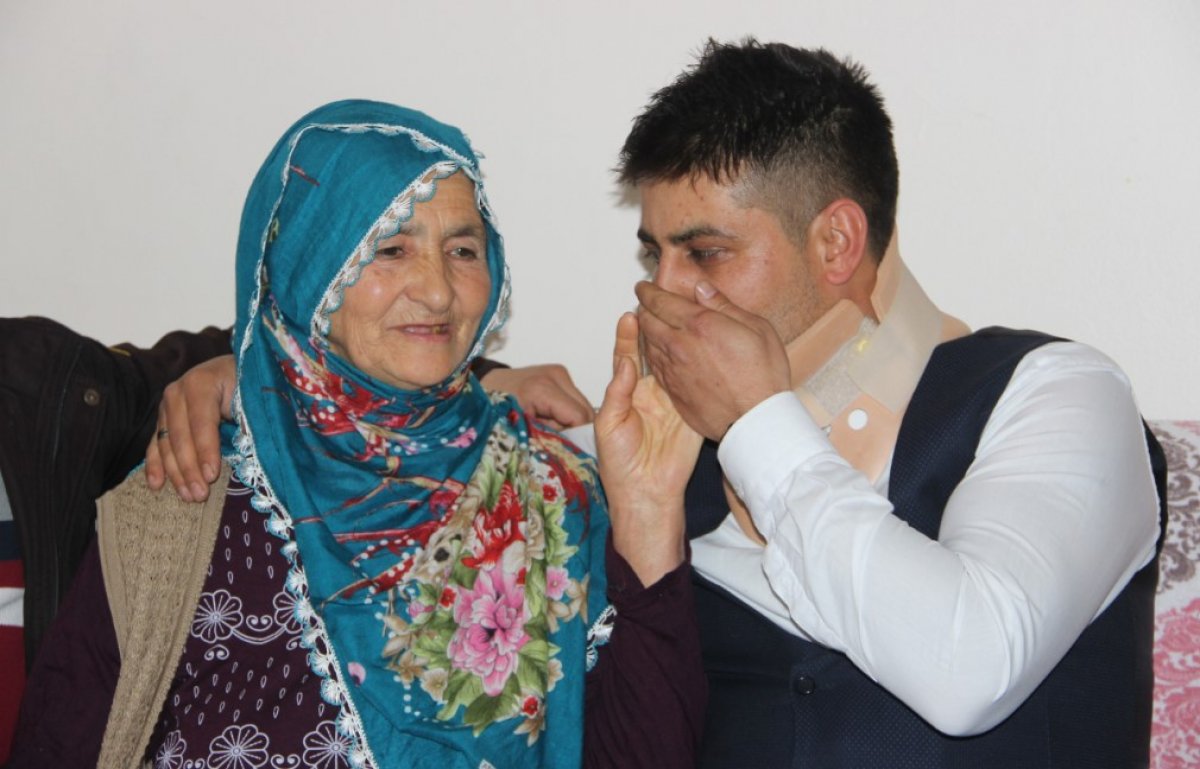 i İdlib gazisi Uzman Onbaşı Kaplan ailesine kavuştu