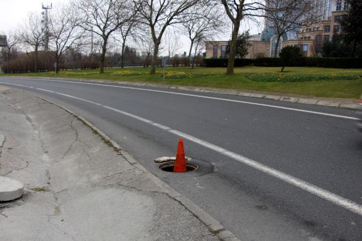 İstanbul'da rögar kapakları hırsızların hedefi oldu