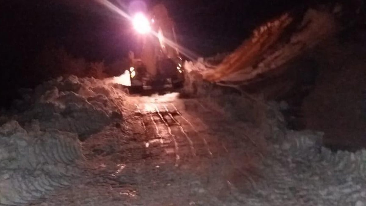 i Kırıkkale'de karda mahsur kalan besici kurtarıldı