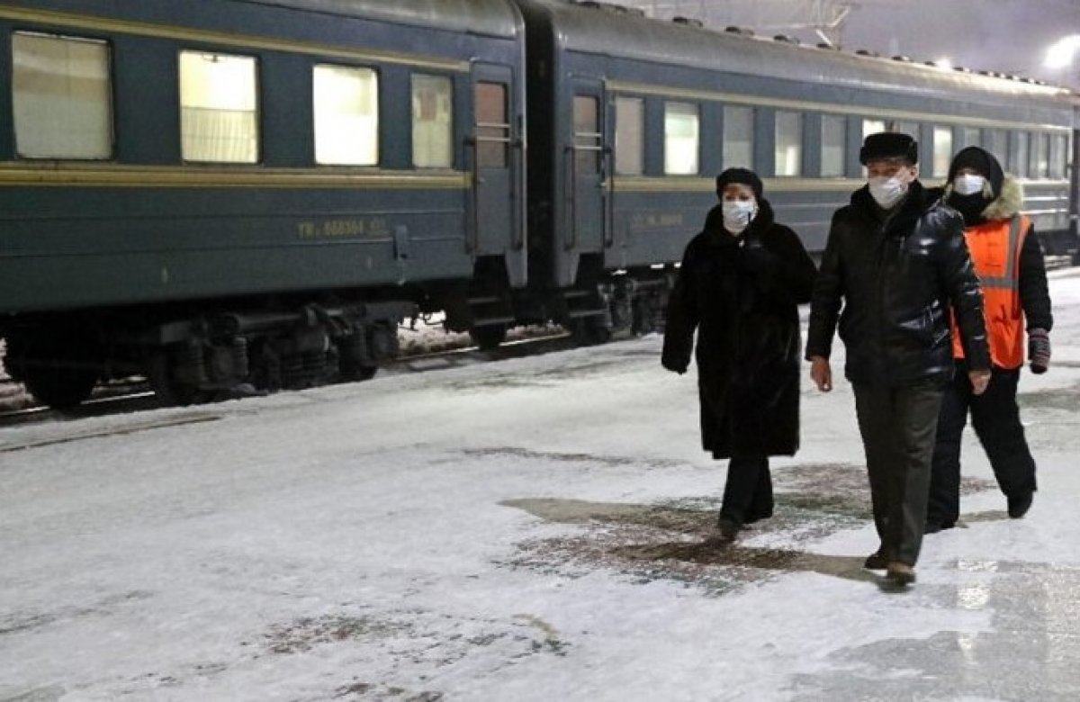 Kiev-Moskova treni, koronavirüs nedeniyle karantinada