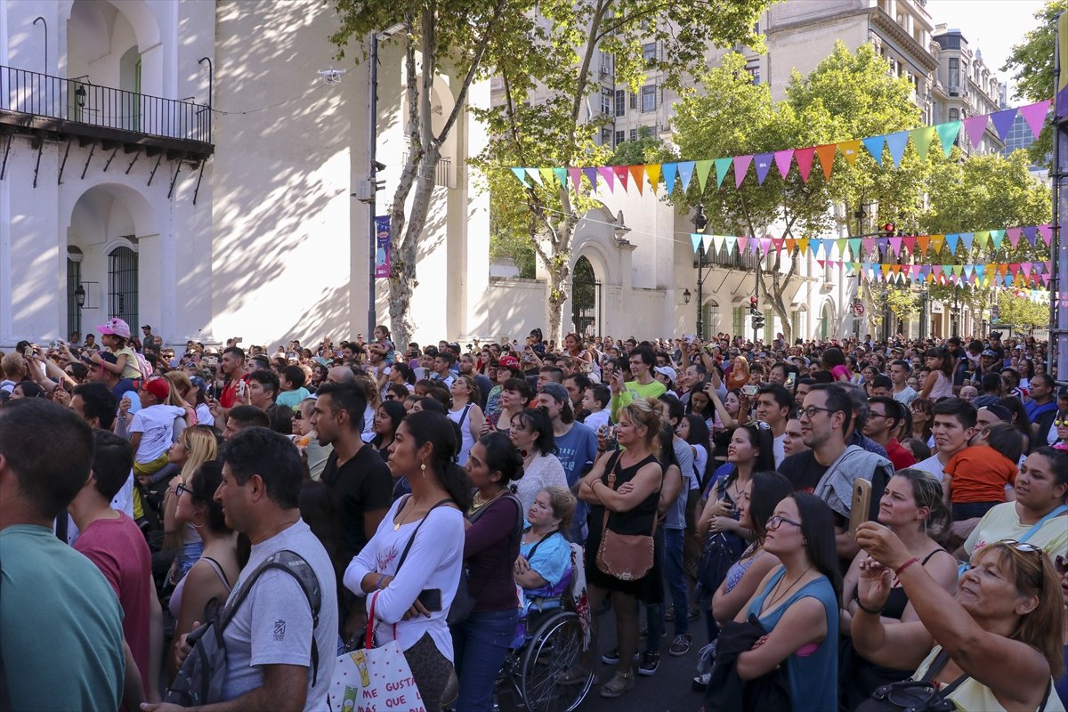 a Buenos Aires'te karnaval coşkusu
