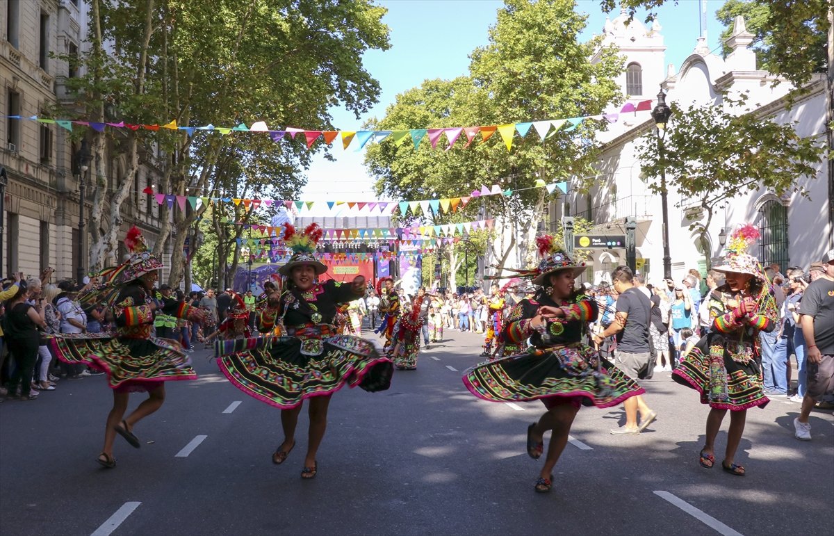 a Buenos Aires'te karnaval coşkusu