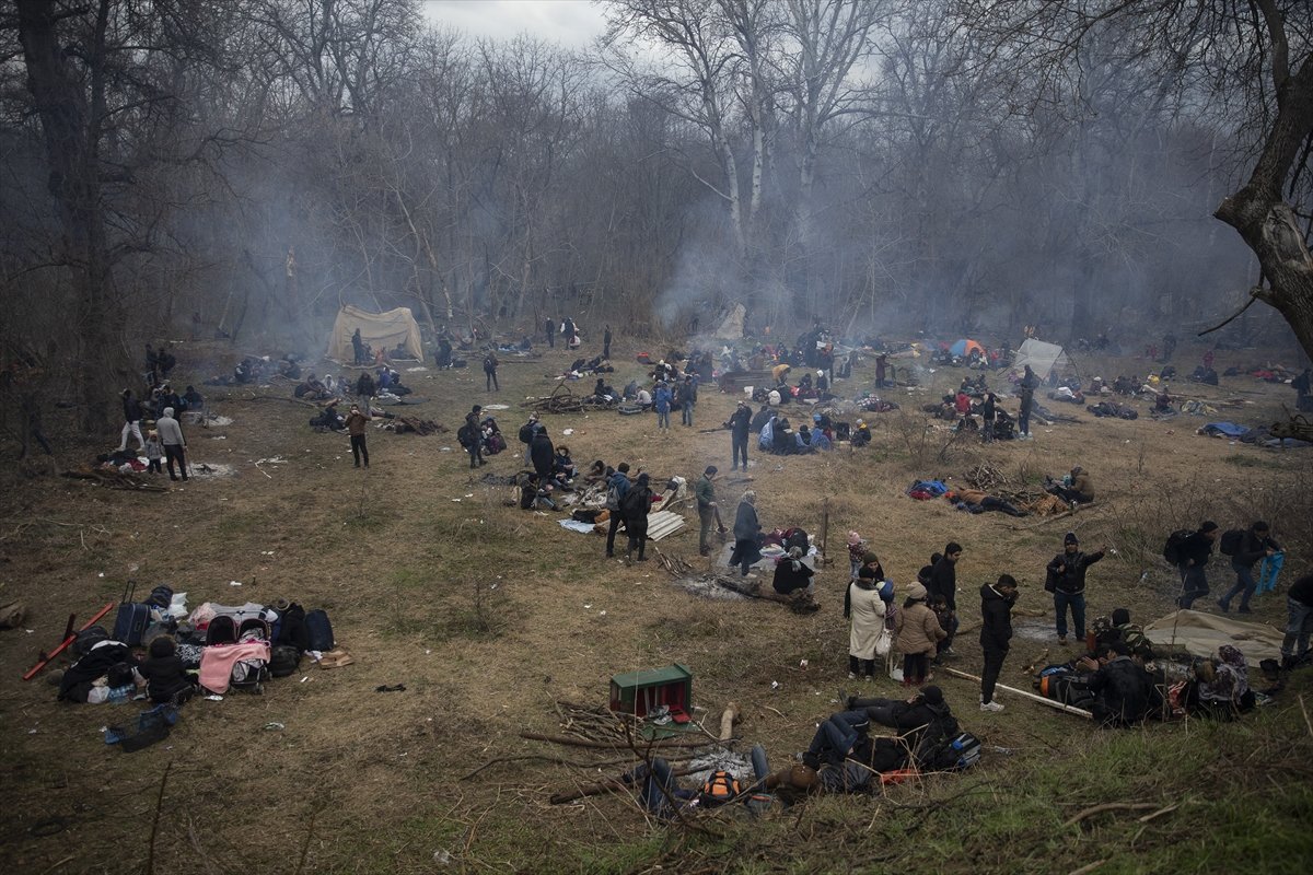 Avrupa sınırına yoğun göçmen akını