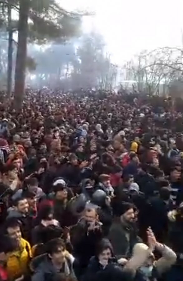 Avrupa sınırına yoğun göçmen akını