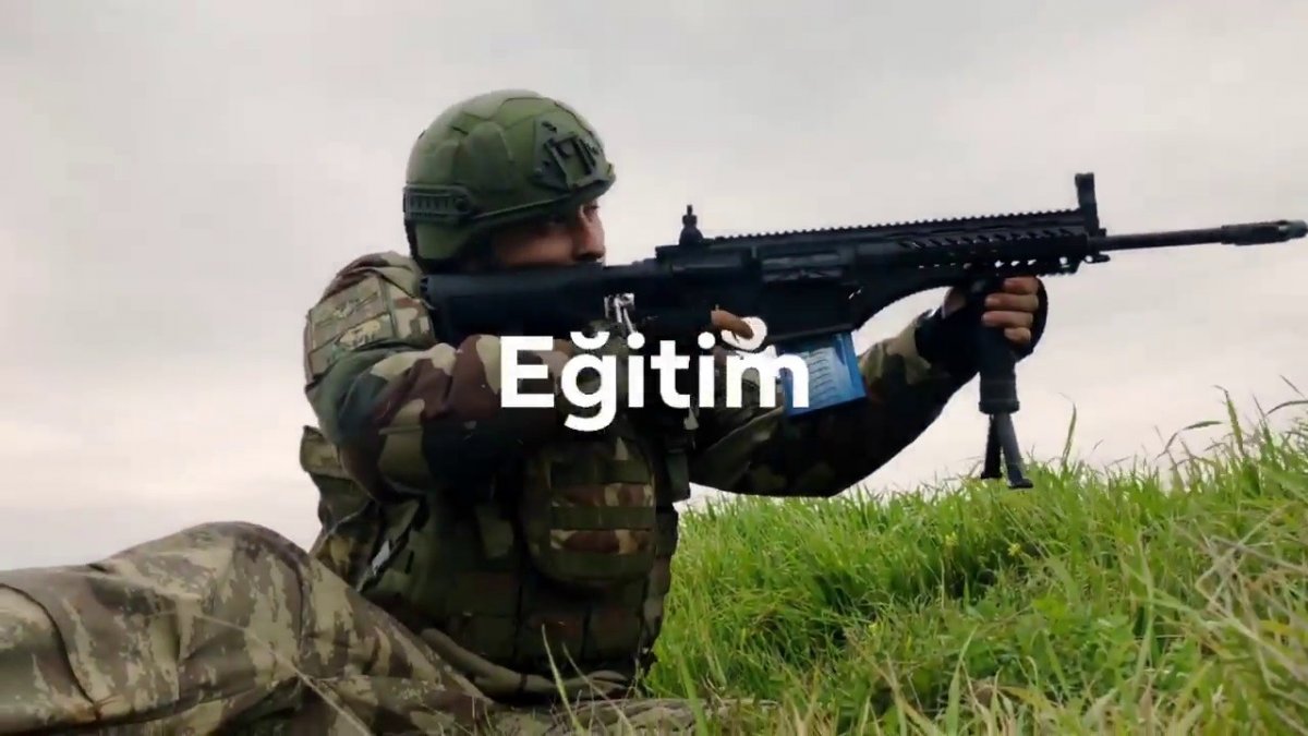 İdlib şehidinin eğitim görüntüleri ortaya çıktı
