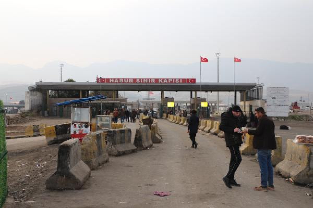 Habur Sınır Kapısı kapatıldı