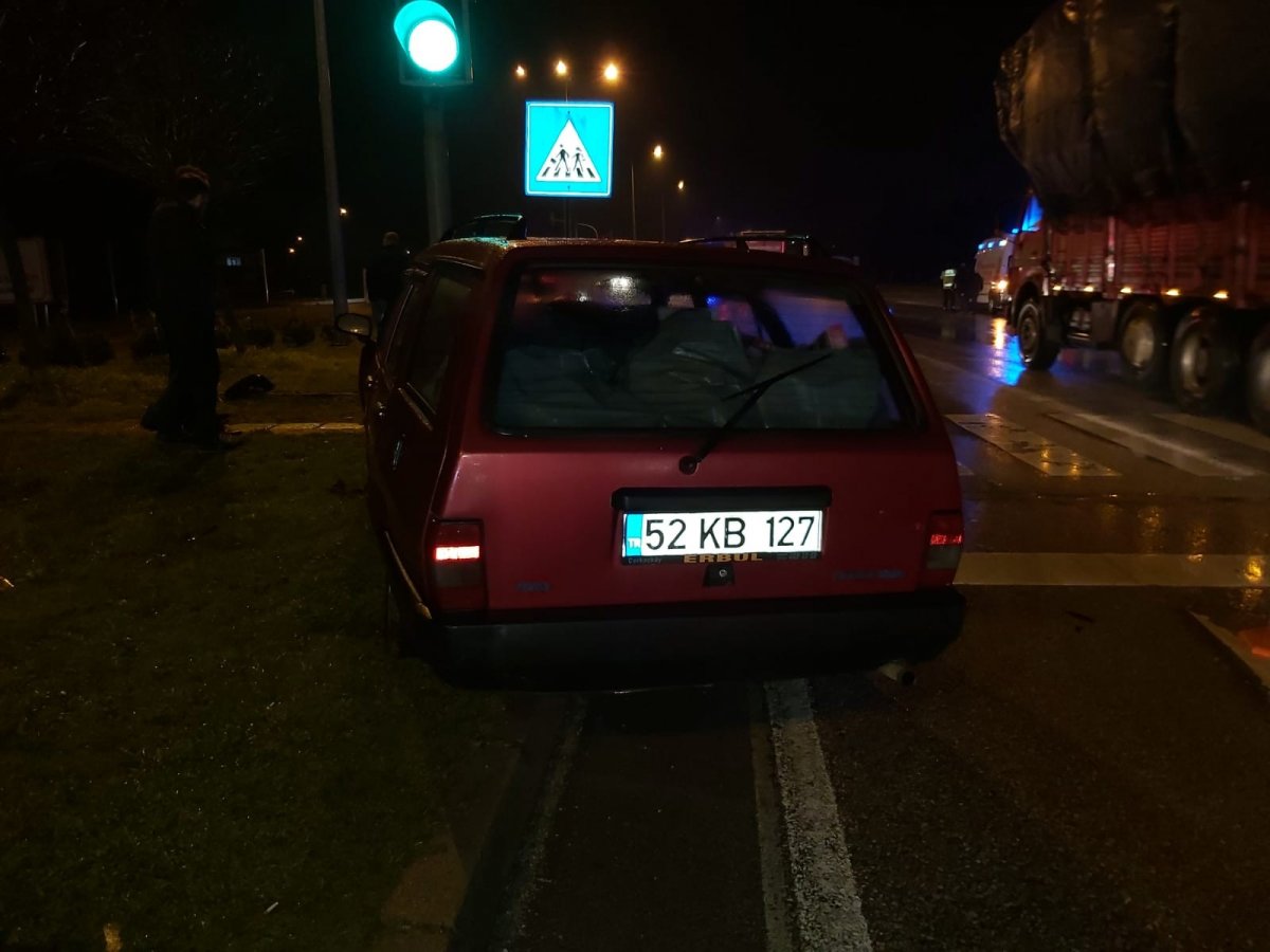 i Samsun'da trafik kazası: 2 yaralı