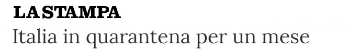İtalyan basını: Yaşam tarzımız değişecek