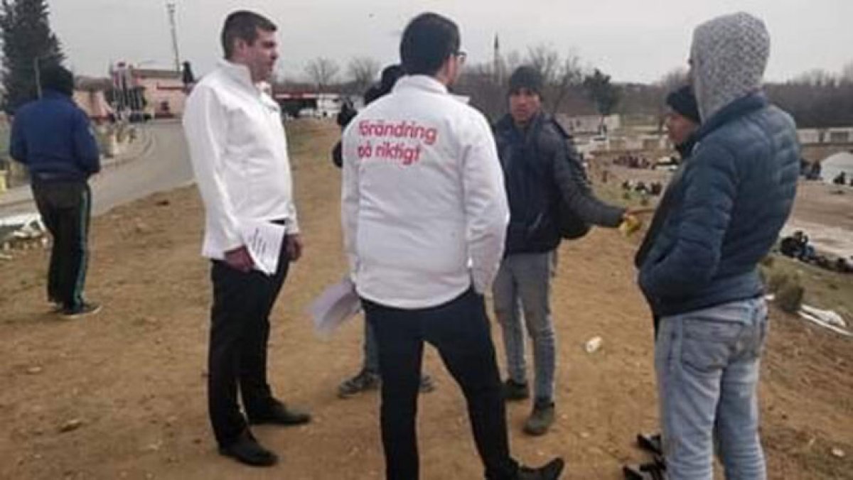 Sığınmacılara bildiri dağıtan İsveçli sınır dışı edildi