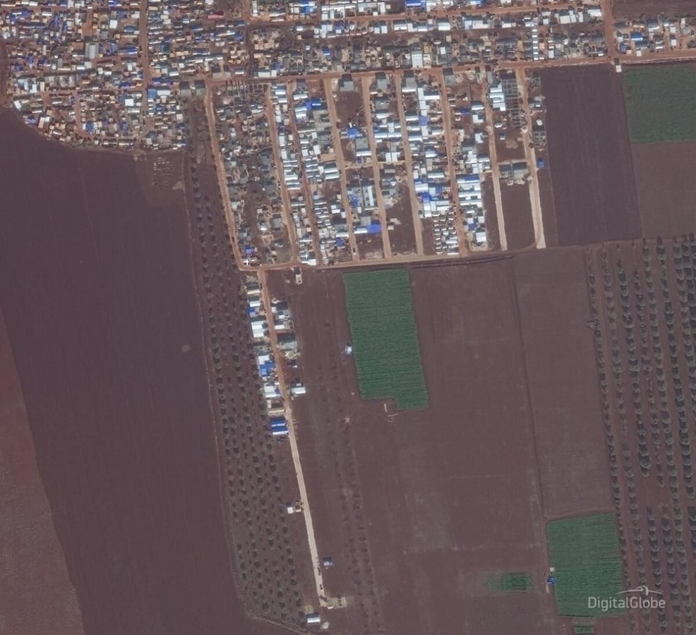 İdlib'deki yıkımın uydu görüntüleri