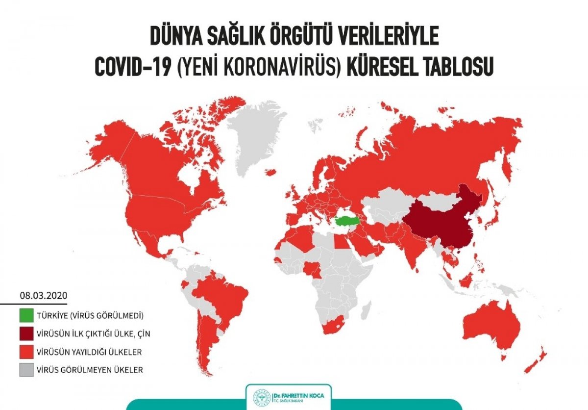 Koronavirüs Türkiye'nin çevresini dört bir yandan sardı