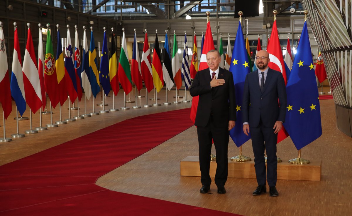 Erdoğan, AB kurum başkanlarıyla görüştü