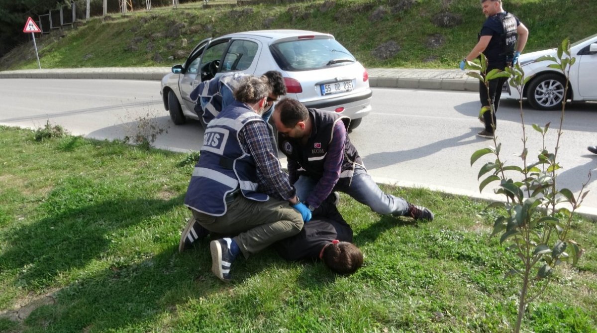Narkotik uygulamasından kaçan sürücü kıskıvrak yakalandı