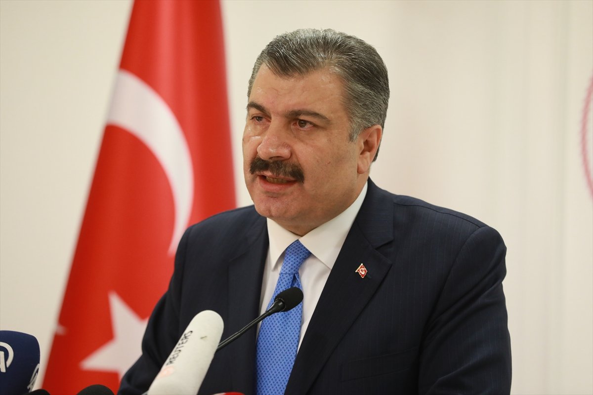 a Sağlık Bakanı Fahrettin Koca: Koronavirüs Türkiye'de