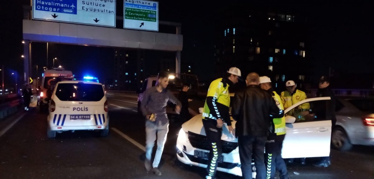 i İstanbul'da trafik kazası: 1 yaralı