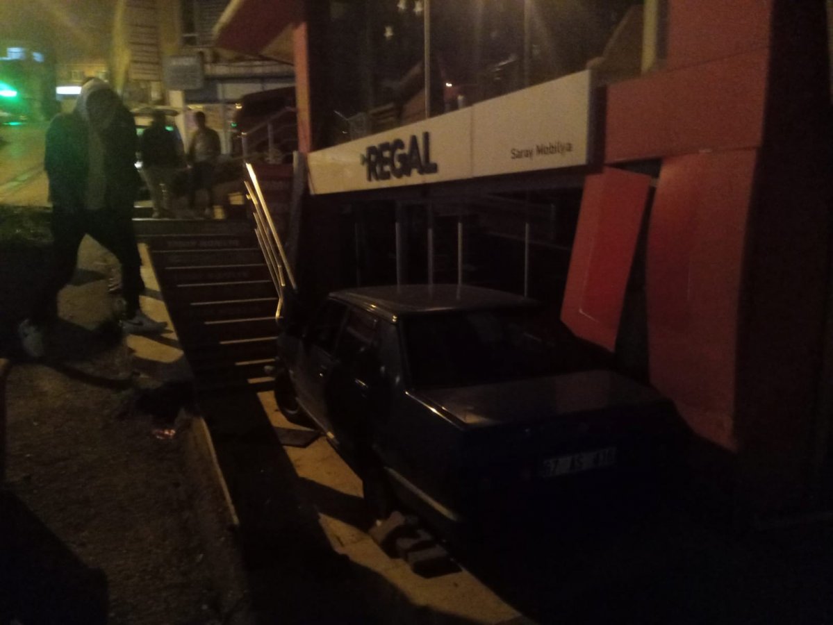 i Zonguldak'ta alkollü sürücü yoldan çıktı