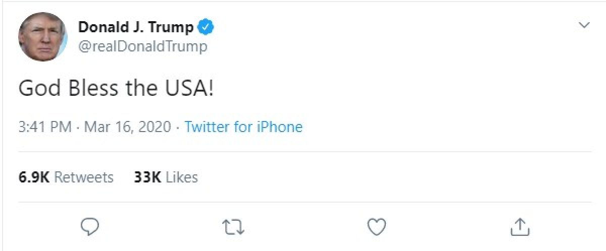 Trump koronavirüs yüzünden paniğe kapıldı