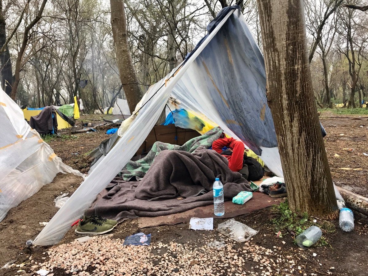 a Avrupa sınırında bekleyiş 18'inci gününe girdi