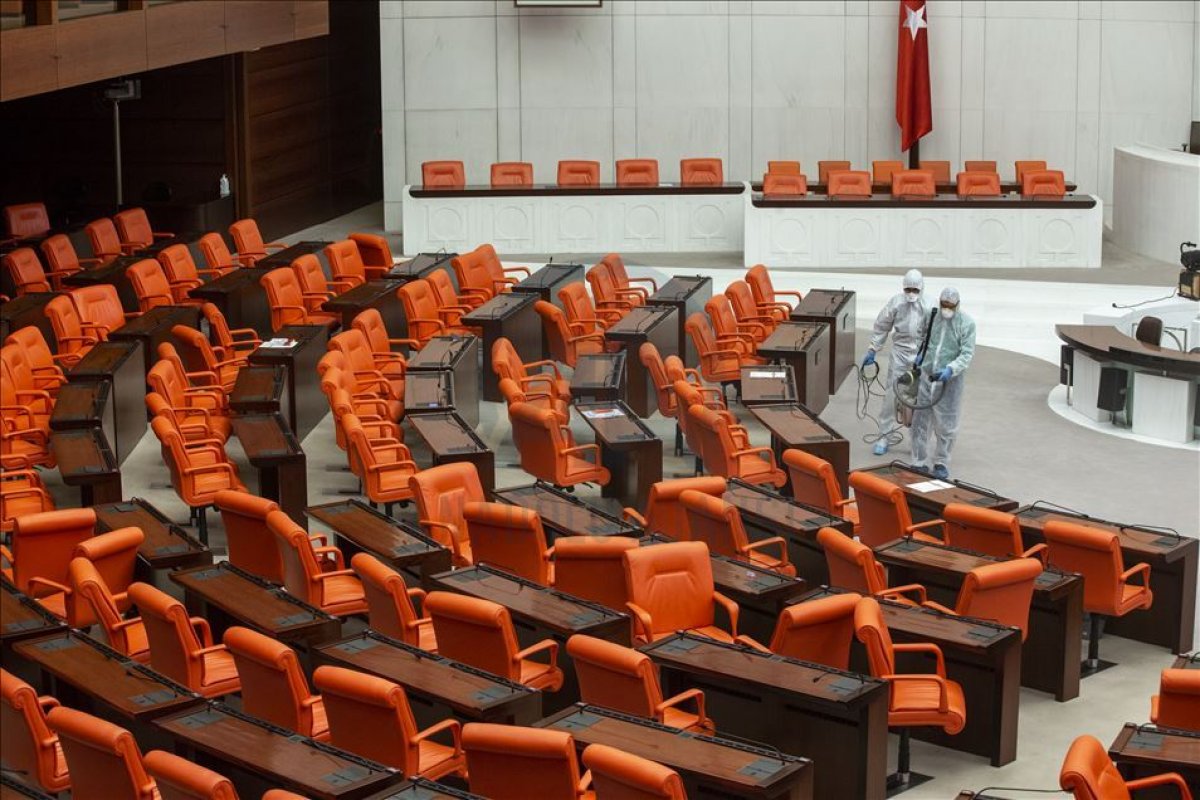 a Siyasi partilerin grup toplantıları iptal edildi