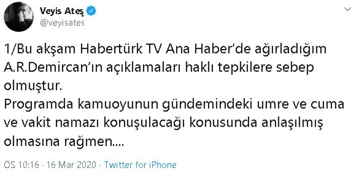 Ali Rıza Demircan'ın korona uyarısı: Anal seksten uzak durun