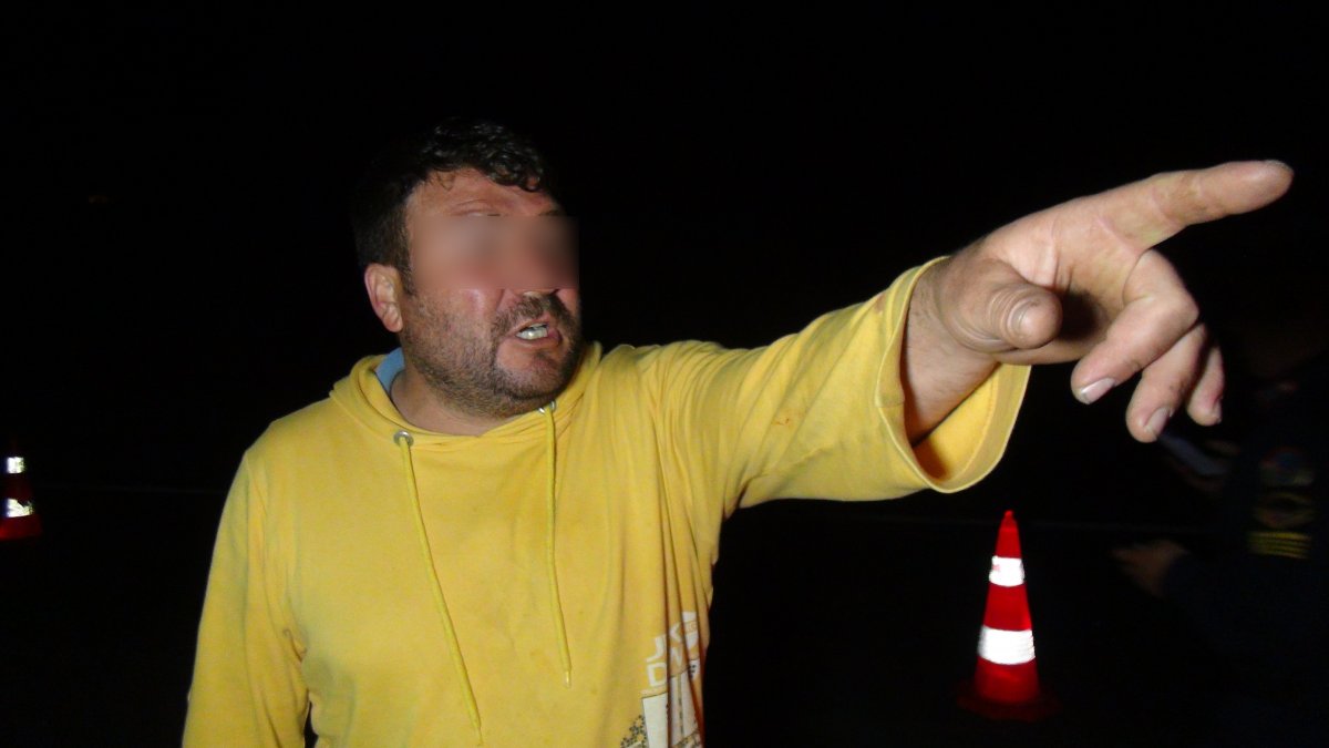 Alkollü sürücü, polis ve jandarmayı çileden çıkardı