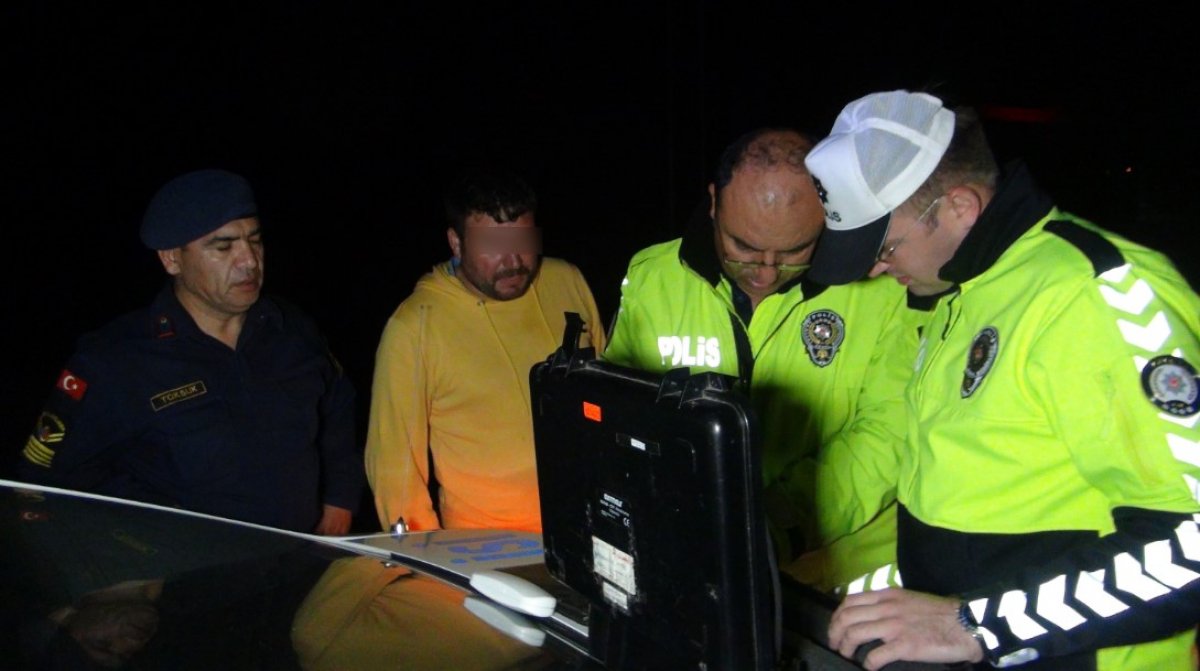 Alkollü sürücü, polis ve jandarmayı çileden çıkardı