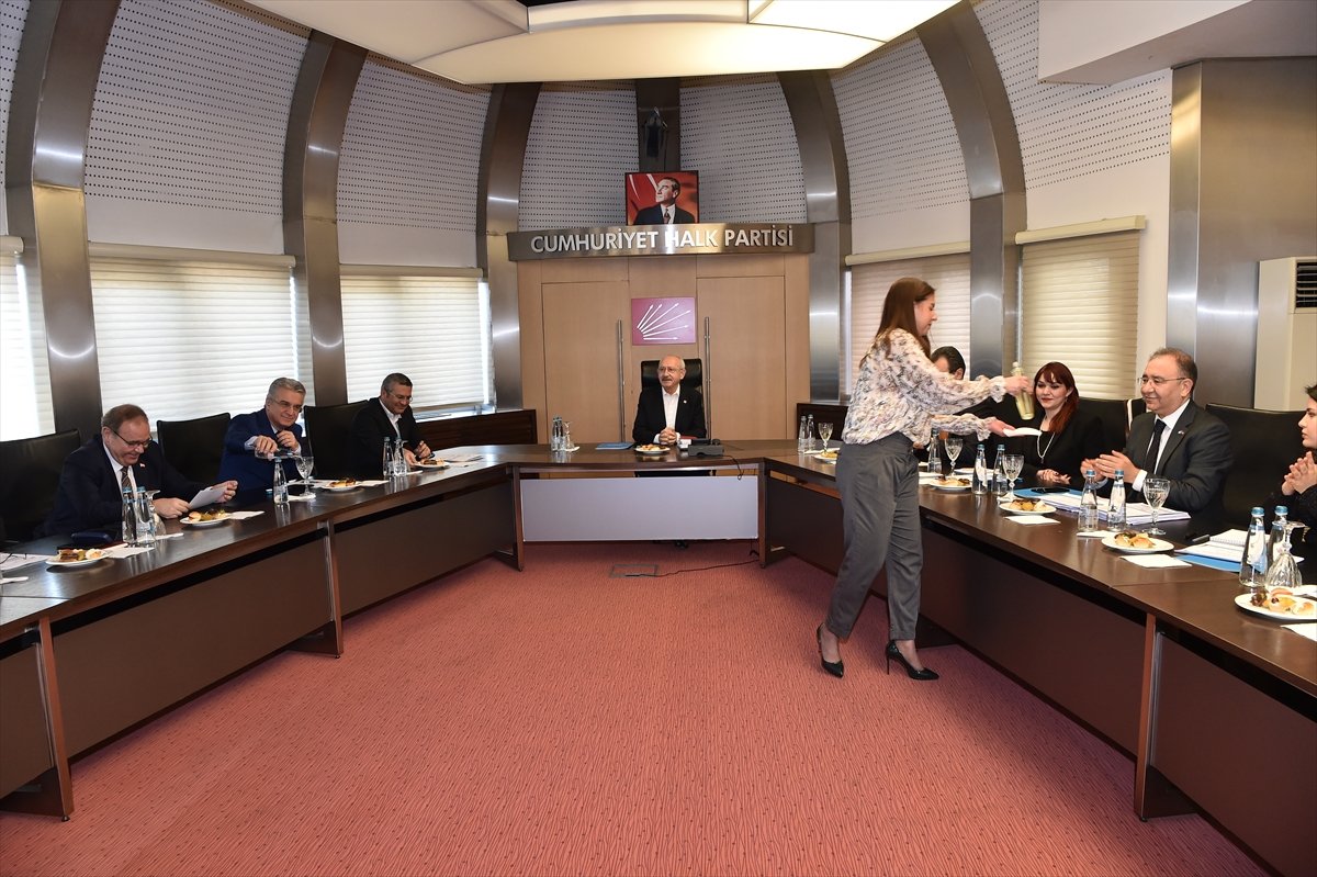 a Kılıçdaroğlu, DSÖ heyeti ile görüştü