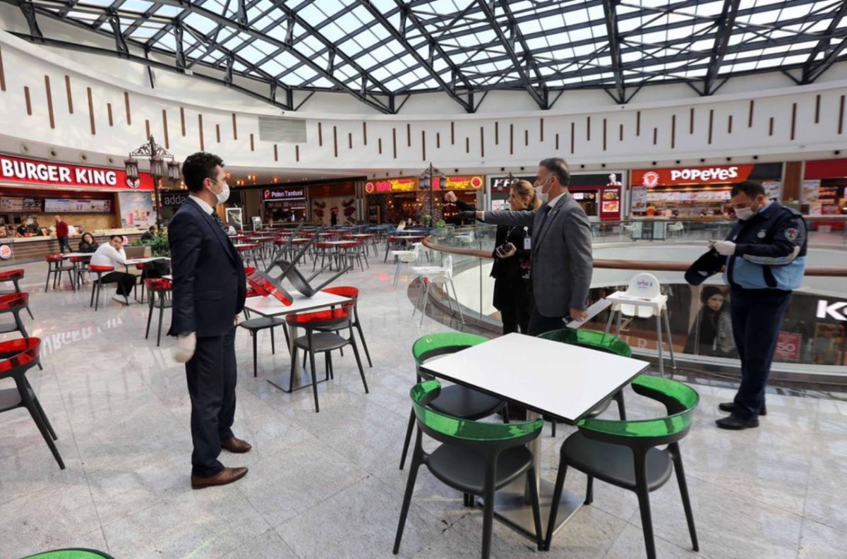 AVM'lerde koronavirüs önlemi