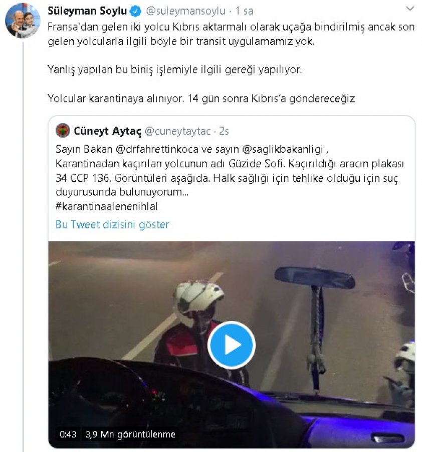 Karantina konusunda ayrımcılık yapılıyor iddiası