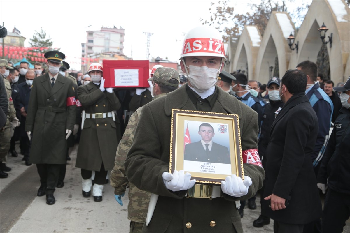 İdlib şehidi Kahramanmaraş'ta son yolculuğuna uğurlandı