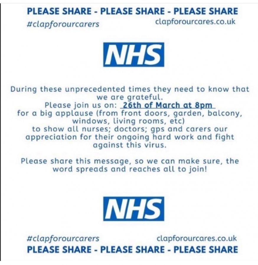 İngiliz hükümetinden sağlıkçılara alkış desteği çağrısı