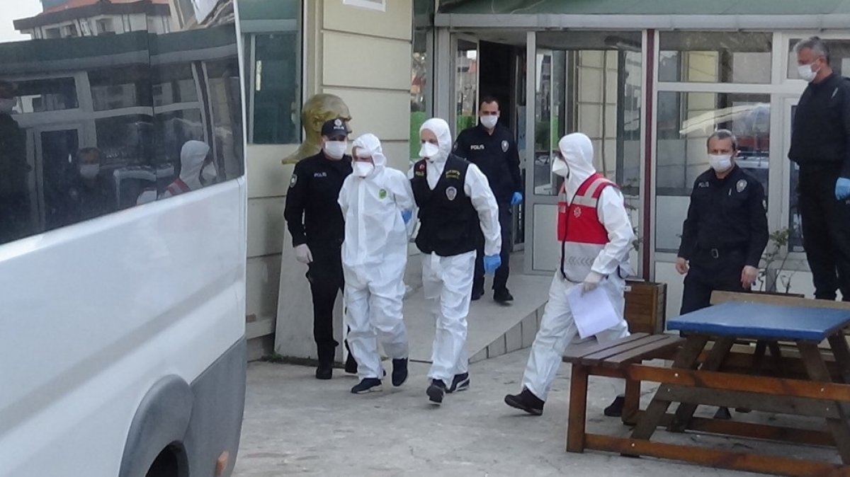 Koronavirüs servisine giremeyen hasta yakını dehşet saçtı