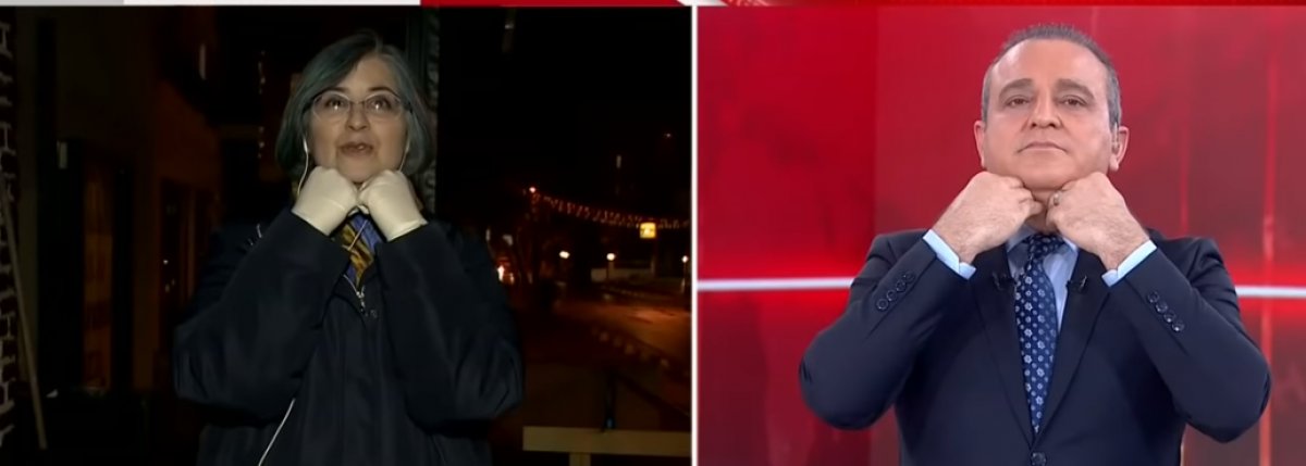 Canlı yayında kahkaha ile rahatlama terapisi