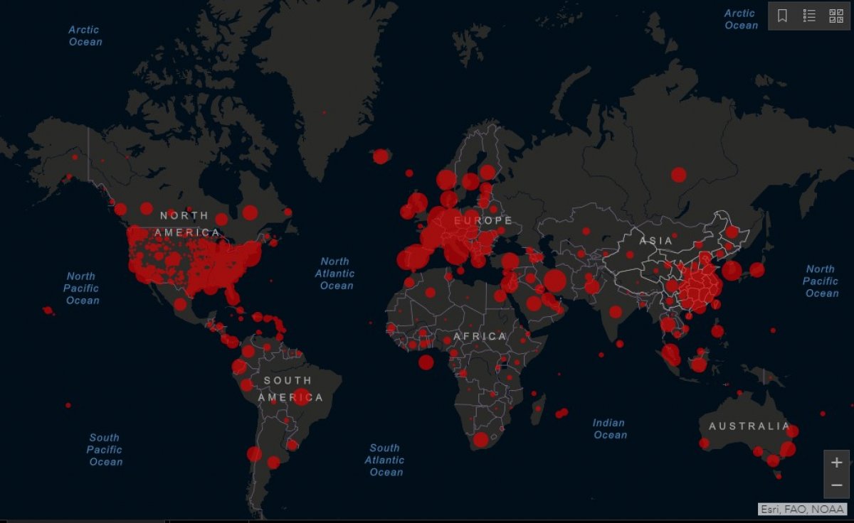 Dünyada koronavirüs bulaşan insan sayısı 500 bini aştı
