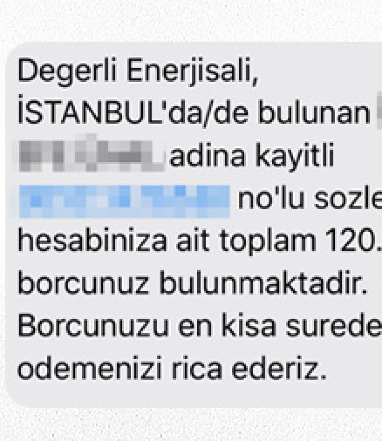 EnerjiSA'dan üst üste fatura hatırlatmaları