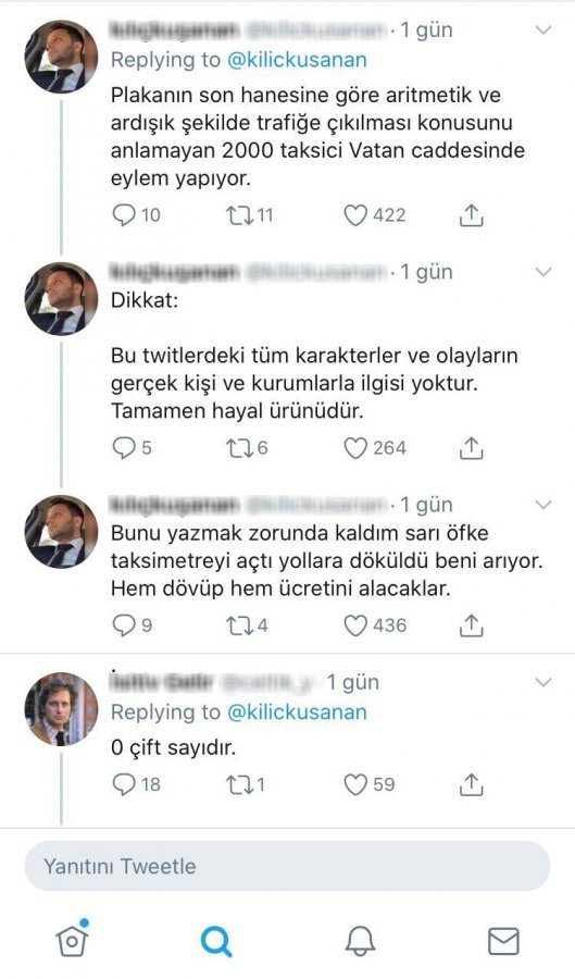 Twitter'da taksilerle ilgili asılsız paylaşıma gözaltı