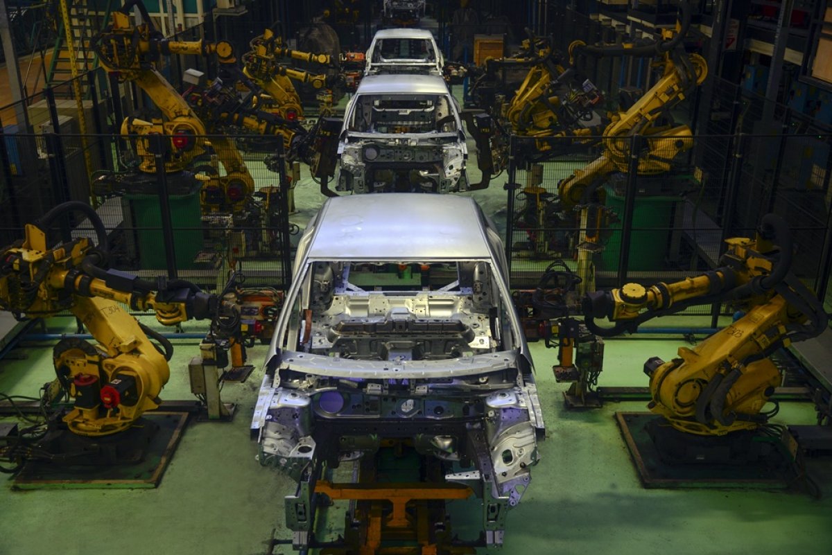 a Otomotiv sektörünün ihracatı martta yüzde 28,5 azaldı