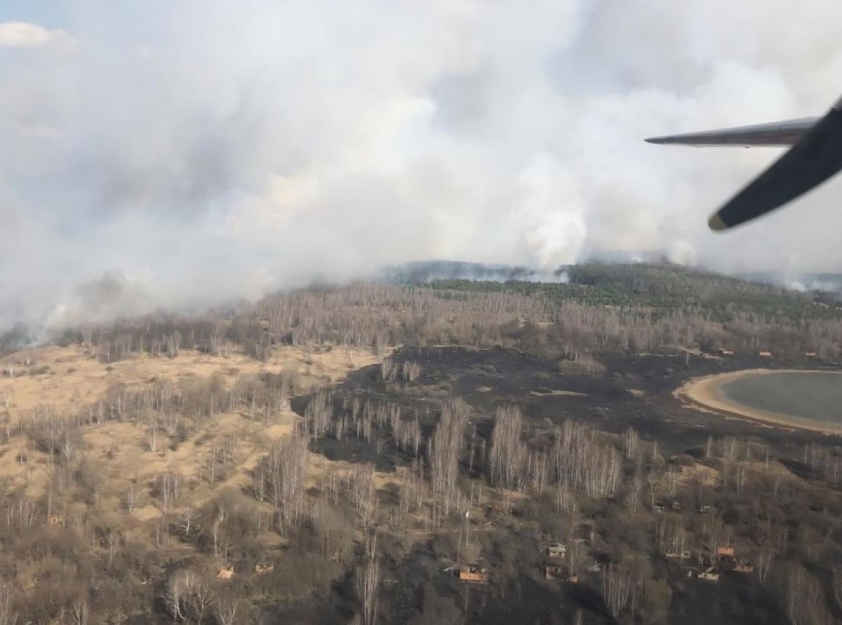 i Çernobil’de orman yangını radyasyonu artırıyor