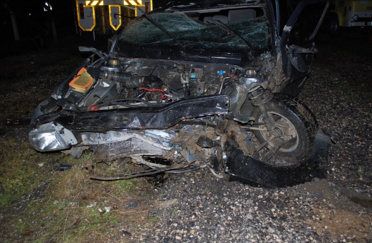 i Tekirdağ'da hurdaya dönen araçtan sürücü sağ çıktı