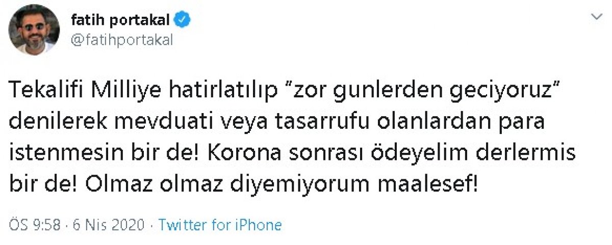 Cumhurbaşkanı Erdoğan'dan Fatih Portakal'a suç duyurusu