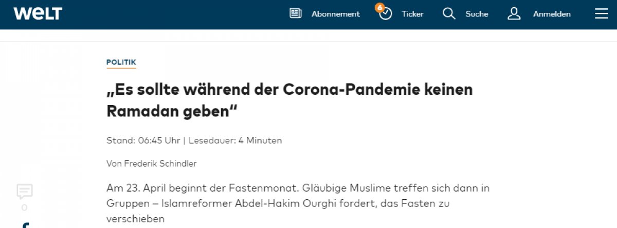 Cezayirli İslam bilimciden Ramazan ertelensin çıkışı