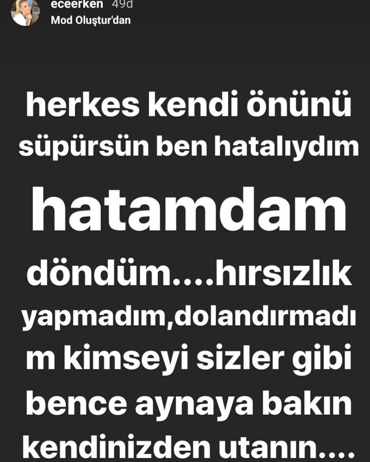 Ece Erken, evli sevgilisinden ayrıldı