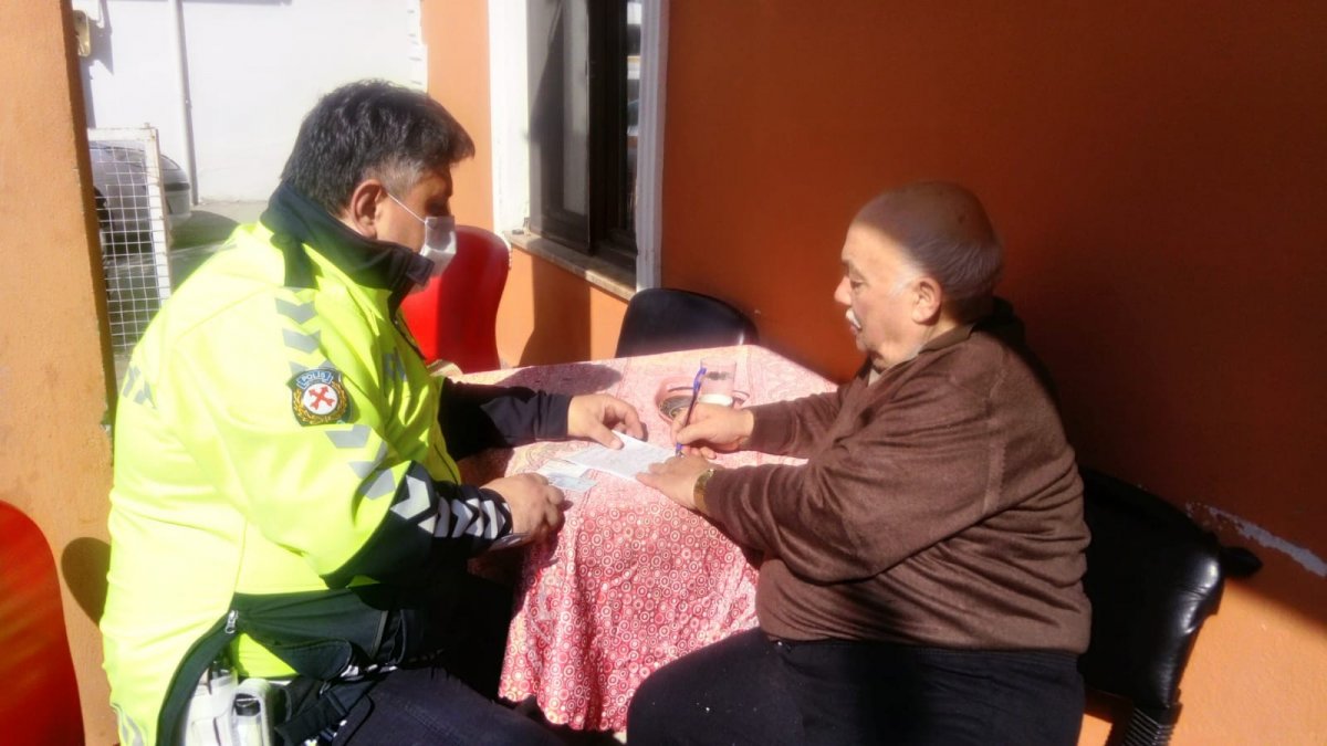 iha Polis, 2 ay önce bağlanan aracını evine getirdi