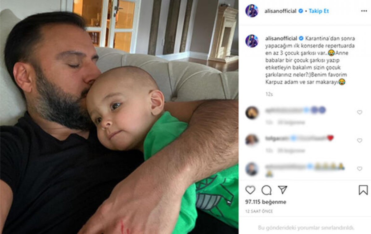Alişan: Konserde çocuk şarkıları söyleyeceğim