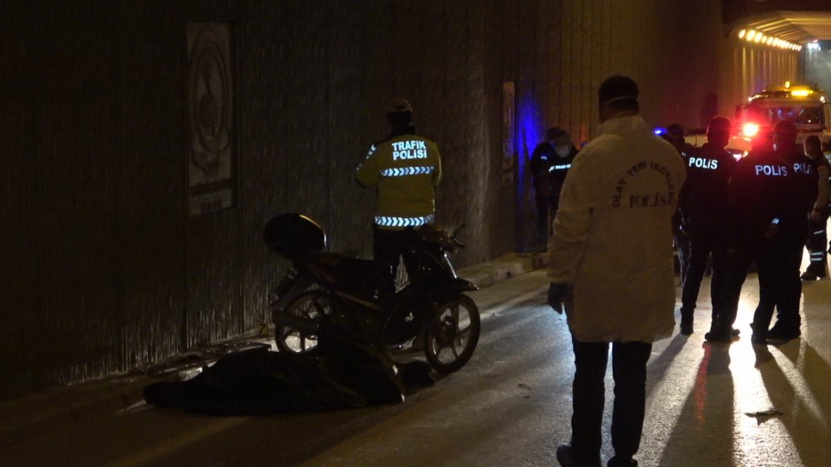 i Denizli'de duvara çarpan motosikletli kurtarılamadı