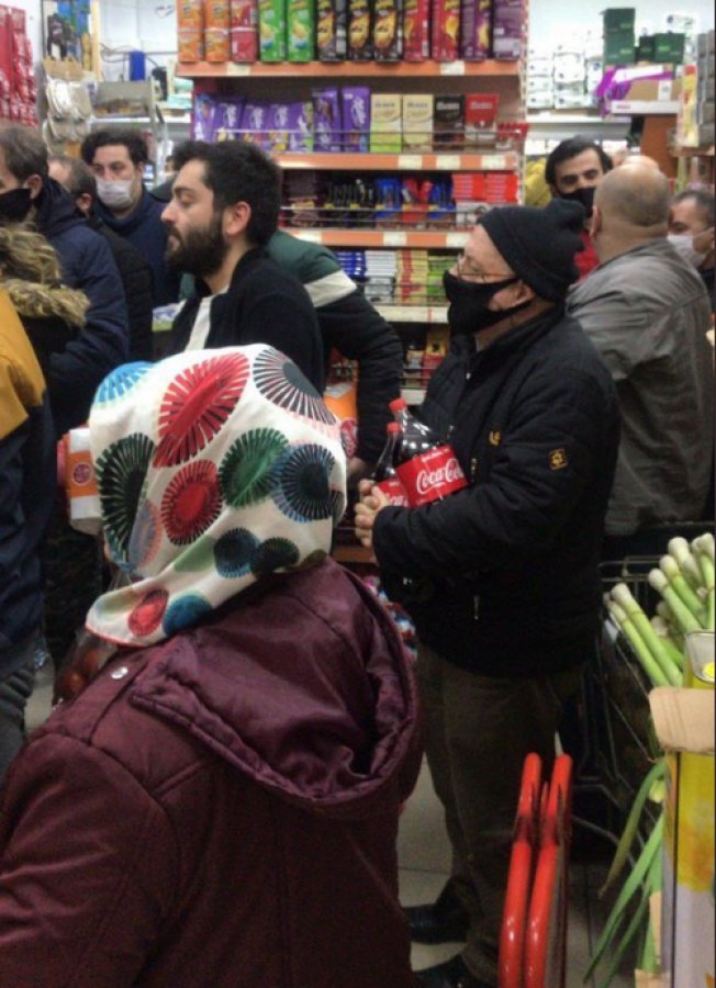 Yasak kararının ardından ortaya çıkan görüntüler