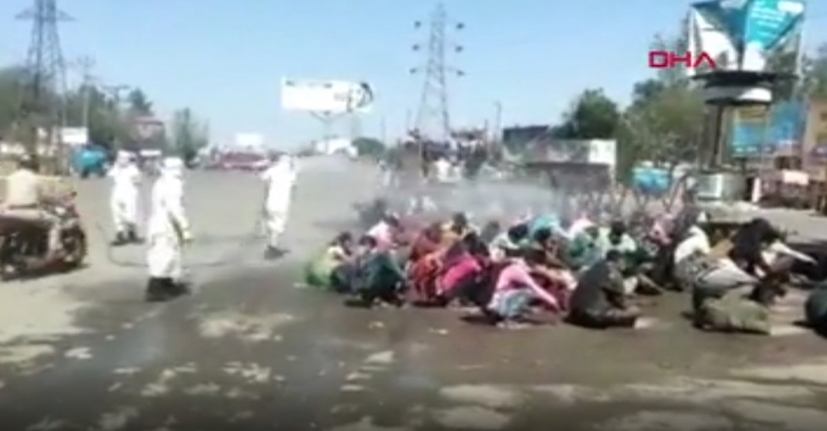 Hindistan'da göçmenlere koronavirüs zulmü