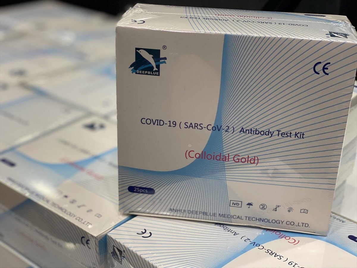 İstanbul'da 5 bin 575 adet test kiti ele geçirildi